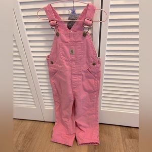 CARHARTT GIRLS' LOOSE FIT CANVAS BIB OVERALL
